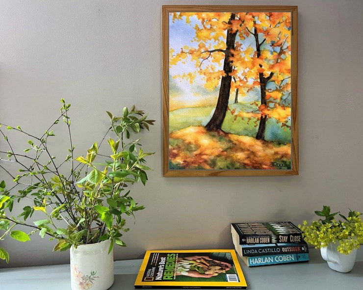 Fall tree painting for sale