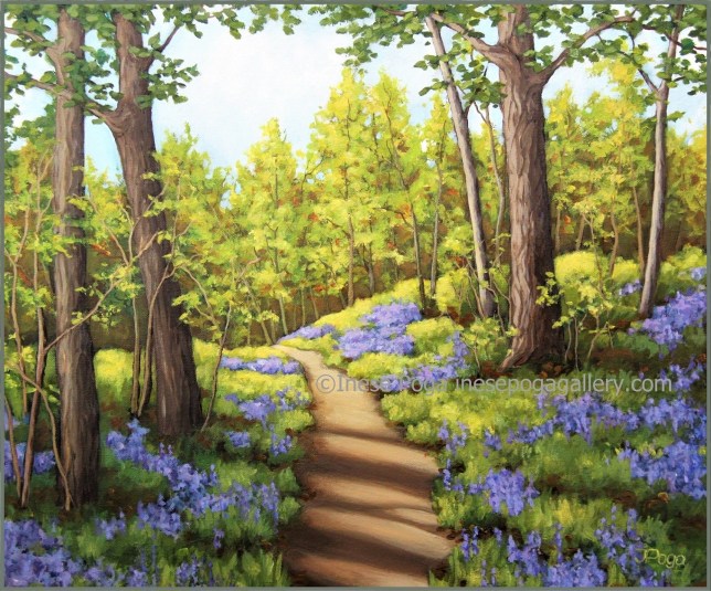 Art classes for adults, spring nature