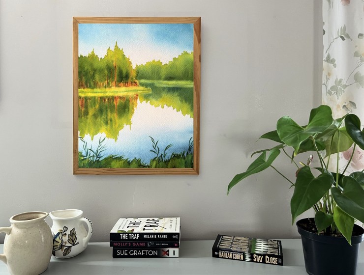 Abstract watercolor art collections, buy art