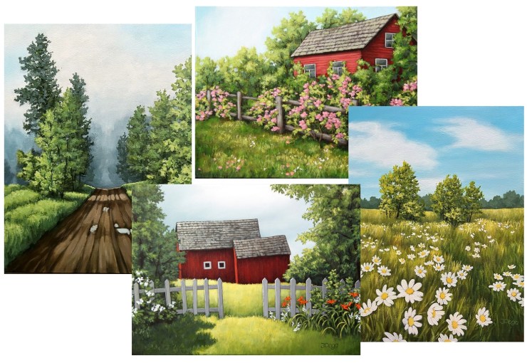 Acrylic nature painting classes