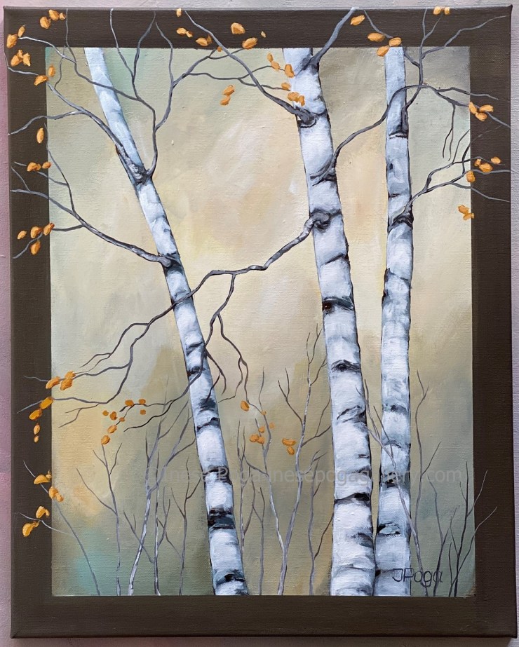 Birch painting