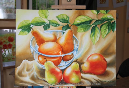 Pears, still life
