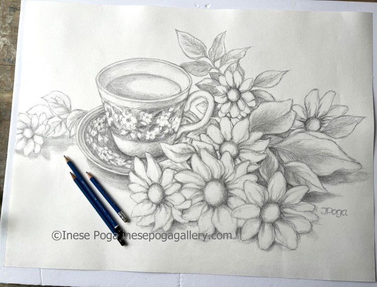 Still life drawing