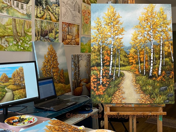Inese Poga art studio