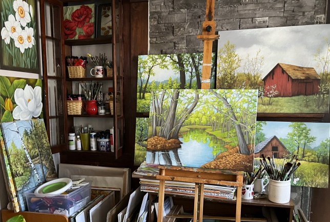 New paintings at Inese's Art Studio