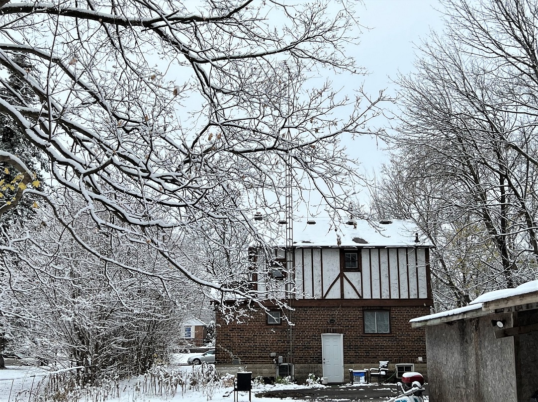 And white snow covers it all