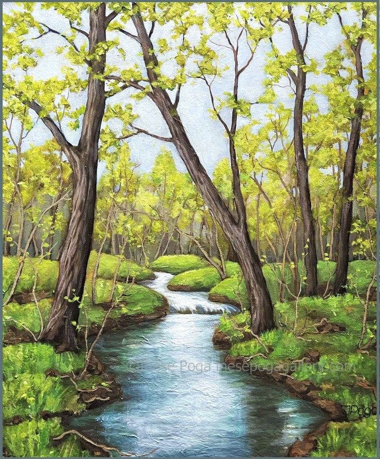 Art studio, spring creek